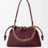 Flamenco Purse grande en piel de cordero napa suave Flamenco Purse grande en piel de cordero napa suave