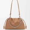 Flamenco Purse grande en piel de cordero napa suave Flamenco Purse grande en piel de cordero napa suave