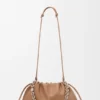 Flamenco Purse grande en piel de cordero napa suave Flamenco Purse grande en piel de cordero napa suave