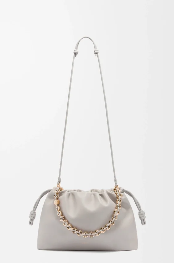 Flamenco Purse grande en piel de cordero napa suave Flamenco Purse grande en piel de cordero napa suave