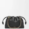 Flamenco Purse mediana en piel de cordero napa suave Flamenco Purse mediana en piel de cordero napa suave