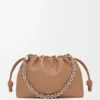 Flamenco Purse mediana en piel de cordero napa suave Flamenco Purse mediana en piel de cordero napa suave