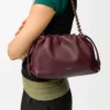 Flamenco Purse mediana en piel de cordero napa suave Flamenco Purse mediana en piel de cordero napa suave