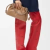 Flamenco Purse mediana en piel de cordero napa suave Flamenco Purse mediana en piel de cordero napa suave