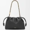 Flamenco Purse mediana en piel de cordero napa suave Flamenco Purse mediana en piel de cordero napa suave