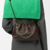 Flamenco Purse mediana en piel de cordero napa suave Flamenco Purse mediana en piel de cordero napa suave