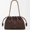Flamenco Purse mediana en piel de cordero napa suave Flamenco Purse mediana en piel de cordero napa suave