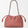 Flamenco Purse mediana en piel de cordero napa suave Flamenco Purse mediana en piel de cordero napa suave
