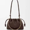 Flamenco Purse mediana en piel de cordero napa suave Flamenco Purse mediana en piel de cordero napa suave