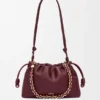 Flamenco Purse mediana en piel de cordero napa suave Flamenco Purse mediana en piel de cordero napa suave