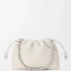 Flamenco Purse mediano en piel de becerro de grano fino Flamenco Purse mediano en piel de becerro de grano fino