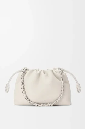 Flamenco Purse mediano en piel de becerro de grano fino