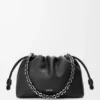 Flamenco Purse mediano en piel de becerro de grano fino Flamenco Purse mediano en piel de becerro de grano fino