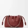Flamenco Purse mediano en piel de becerro de grano fino Flamenco Purse mediano en piel de becerro de grano fino