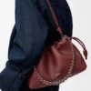 Flamenco Purse mediano en piel de becerro de grano fino Flamenco Purse mediano en piel de becerro de grano fino