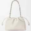 Flamenco Purse mediano en piel de becerro de grano fino Flamenco Purse mediano en piel de becerro de grano fino