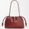 Flamenco Purse mediano en piel de becerro de grano fino Flamenco Purse mediano en piel de becerro de grano fino