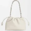 Flamenco Purse mediano en piel de becerro de grano fino Flamenco Purse mediano en piel de becerro de grano fino