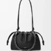 Flamenco Purse mediano en piel de becerro de grano fino Flamenco Purse mediano en piel de becerro de grano fino