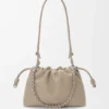 Flamenco Purse mediano en piel de becerro de grano fino Flamenco Purse mediano en piel de becerro de grano fino