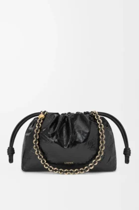 Flamenco Purse mediano en piel de hagfish