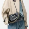 Flamenco Purse mediano en piel de hagfish Flamenco Purse mediano en piel de hagfish