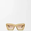 Gafas de sol de ojo de gato biseladas Gafas de sol de ojo de gato biseladas