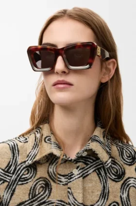 Gafas de sol de ojo de gato biseladas