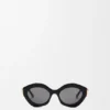 Gafas de sol de ojo de gato con diseño en espiral
