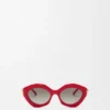 Gafas de sol de ojo de gato con diseño en espiral