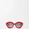 Gafas de sol de ojo de gato con diseño en espiral