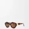 Gafas de sol de ojo de gato con diseño en espiral Gafas de sol de ojo de gato con diseño en espiral