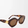 Gafas de sol de ojo de gato con diseño en espiral Gafas de sol de ojo de gato con diseño en espiral
