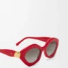 Gafas de sol de ojo de gato con diseño en espiral