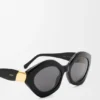Gafas de sol de ojo de gato con diseño en espiral