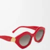 Gafas de sol de ojo de gato con diseño en espiral
