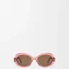 Gafas de sol mini ovaladas y delgadas