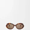 Gafas de sol mini ovaladas y delgadas