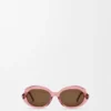 Gafas de sol mini ovaladas y delgadas