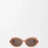 Gafas de sol mini ovaladas y delgadas