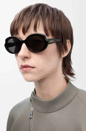 Gafas de sol mini ovaladas y delgadas