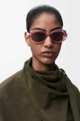 Gafas de sol mini ovaladas y delgadas