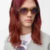 Gafas de sol mini ovaladas y delgadas