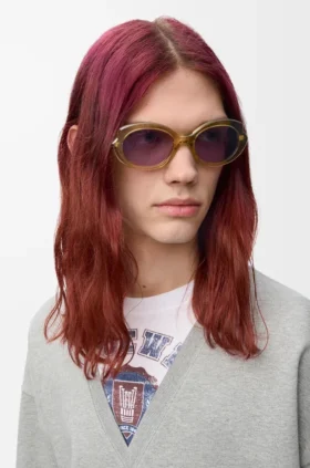 Gafas de sol mini ovaladas y delgadas