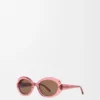 Gafas de sol mini ovaladas y delgadas