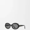 Gafas de sol mini ovaladas y delgadas