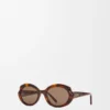 Gafas de sol mini ovaladas y delgadas