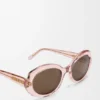 Gafas de sol mini ovaladas y delgadas