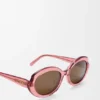 Gafas de sol mini ovaladas y delgadas