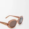 Gafas de sol mini ovaladas y delgadas